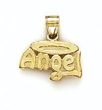 14K 'Angel' W/Halo Pendant - GH14926