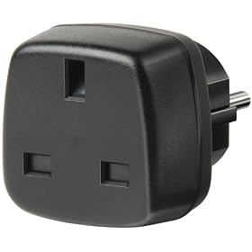 Brennenstuhl Travel Mains Plug GB to EU Earthed Adapter