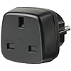 Brennenstuhl Travel Mains Plug GB to EU Earthed Adapter