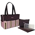 Gerber 4 in 1 Diaper Bag- Brown/Pink