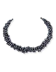 Genuine .925 Sterling Silver 4-4.5mm Freshwater Cultured Peacock Pearl Necklace. 100% Satisfaction Guaranteed.