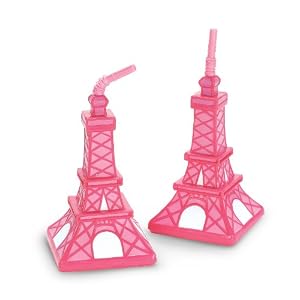 Pink Eiffel Tower Cups Party Supplies