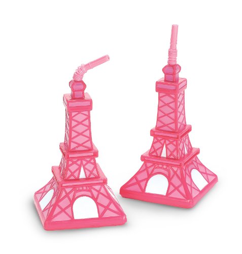 Pink Eiffel Tower Cups Party Supplies