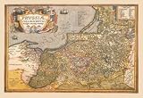 12 X 18 Stretched Canvas Poster Map of Prussia