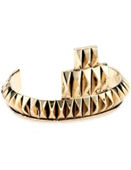 House of Harlow 1960 Gold-Plated Pyramid Bar Cuff Bracelet