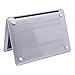 HDE Sleek Crystal Clear Hard Shell Case Snap Protective Cover + Keyboard Skin for Macbook Air 13