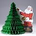 Santa With Tissue Tree Centerpiece
