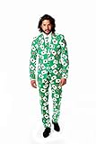 OppoSuits Men's Poker Face Party Costume Suit, Mixed, 38