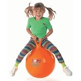 Ledraplastic Hop 45 Orange Exercise Ball: The Original Classic Hopping Hop Ball (18 Hopper: Ages 3 Years and up): Color is Orange.