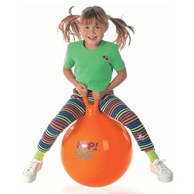 Ledraplastic Hop 45 Orange Exercise Ball: The Original Classic Hopping Hop Ball (18 Hopper: Ages 3... by Ledraplastic