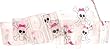 Invisibelt Girls' Bow 'n Bones Belts