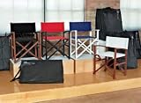 Campaign Chair - Black Paint/Red Fabric By Tag Furnishings.