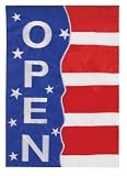 Patriotic Open House Applique Flag