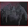 Halloween decoration - GIANT Creepy Cloth SPIDER - extends 4 feet!