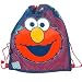 12 Pc Elmo Sesame Street Drawstring Sling Bags Party Favor