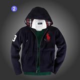 「RALPH LAUREN（ラルフローレン）メンズフルジップパーカー (S, 2)」の画像