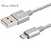 Bestfy(TM) 3Pack 10FT Extra Long Tangle-free Nylon Braided Micro USB 2.0 Charging Cable Cord With Aluminum Heads for Smartphones, tablets, MP3 players and More(Grey)