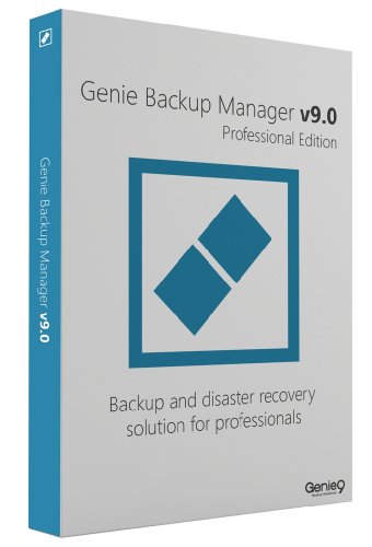 NEW!! Genie Backup Pro V9 Software for Windows XP, Vista and Windows 7 - 32 bit AND 64 bit OS