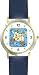 Toran Scroll No.2 Judaica Jewish Theme - WATCHBUDDY&reg; DELUXE TWO-TONE THEME WATCH - Arabic Numbers - Blue Leather Strap-Size-Large ( Men's Size or Jumbo Women's Size )