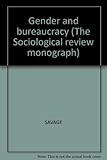 Gender and bureaucracy