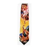 New Creation of Adam Michelangelo Painting Silk Neck Tie