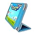 iShoppingdeals - for HP 7 G2 Tablet (Model 1311 Only) Folding Folio Skin Cover Case, Deep Sky Blue