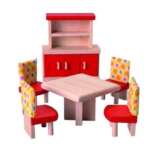 Childrens Toyshop  Toys : Neo Dining Room Furniture Dollhouse Furniture by Plan Toys