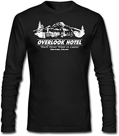 Men's Stay At The Overlook Hotel Black L Long Sleeve