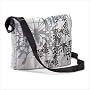 Quilted Butterfly Messenger Bag