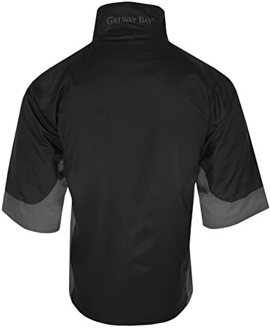 New Galway Bay Golf All-Weather 3/4 Sleeve Jacket Black/Gray Medium