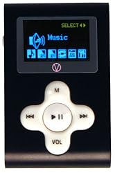 Visual Land V-Clip 4 GB LCD/MP3/WMA/Voice Recorder/FM Radio (Black)