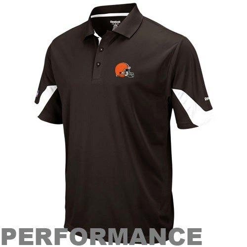 Cleveland Browns 2010 Brown Sideline Team Polo Shirt - Small