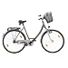 Texo Damen City Fahrrad, 3 Gang, R�cktrittbremsnabe, gefedert mit Korb, Reifengr��e: 26 Zoll (66 cm)