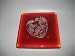 A memorable Valentine's gift; A Heart Blessed With Love. Share your wishes with an etched crystal heart set on top of a blazing patch of hand cast red glass. Lay the crystal heart down flat, or stand it on edge. An Art Glass Blessing for someone special. Crystal heart is 3 x 3 x 1-1/4. The red cast plate is 5.75 x 5.75 x 5/8 thick. For Valentine's Day, birthday, wedding or anniversary. Simple with beautiful detail.