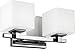 Feiss VS24322CH-L1 Contemporary Modern Two Light Vanity Fixture from Sutton Collection in Chrome Finish, 2