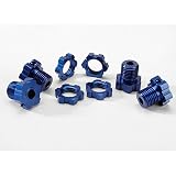 Blue Anodized Wheel Hubs,17mm (4):Revo3.3,E-Revo
