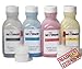 NE IMAGE© - 4 Color Toner Refill Kit + 4 Chips for Konica Minolta MagiColor 1600W, 1650EN, 1680MF, 1690MF