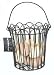 Wire Black Basket includes 12 Eggs Kitchen Country Decor ONE DOZEN FAUX chicken EGGS