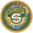 Seattle Sonics Wall Clock - BASKETBALL Sports Merchandise