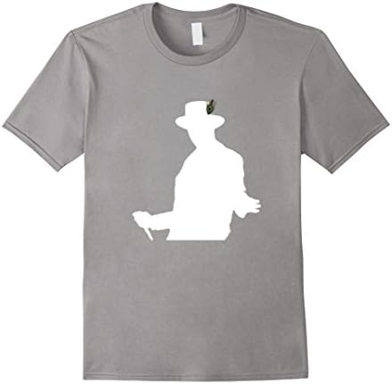 Men's Gord Downie peacock feather t-shirt 2XL Slate