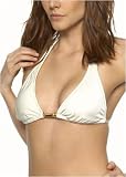 Lisa Curran Wood Bamboo halter bikini top
