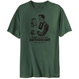T-Shirt Dark Green  Happily Married To A Jamaican  Jamaica Country