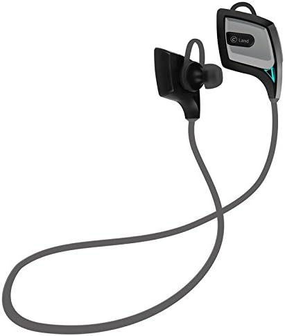 Hasmx Swift Bluetooth Headset Wireless Universal Handsfree 4.1 Bluetooth Sweatproof Jogger Running Headphones Earphone (Grey)