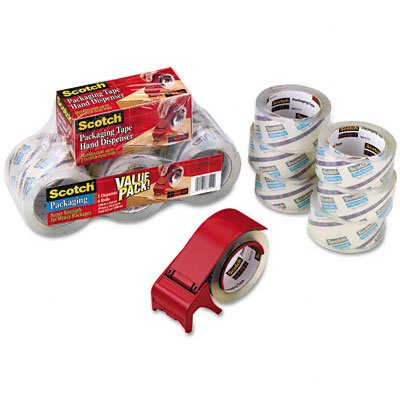 3M/COMMERCIAL TAPE DIV. / Premium performance super clear packaging tape & dispenser, 48mm x 50m, 6 rolls / MMM38506BD / Sold as 1 Pack / Mfr Part # 38506BD \*/ Premium performance super clear packagi