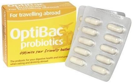 (6 PACK) - Optibac Probiotics Suitable For Travelling | 60s | 6 PACK - SUPER SAVER - SAVE MONEY