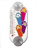 Evergreen Garden,Acrylic Thermometer, Flip Flops