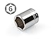 TEKTON 3/8 Inch Drive x 19 mm 6-Point Socket | 14152