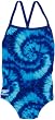 Speedo Girls 7-16 Youth Cosmic Explosion Axcelback Race Swimsuit