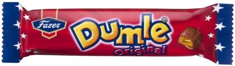 5 Bars X 40g of Fazer Dumle Original Finnish Milk Chocolate