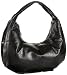 HOBO INTERNATIONAL Gabrielle Vintage Leather Hobo,Black,one size